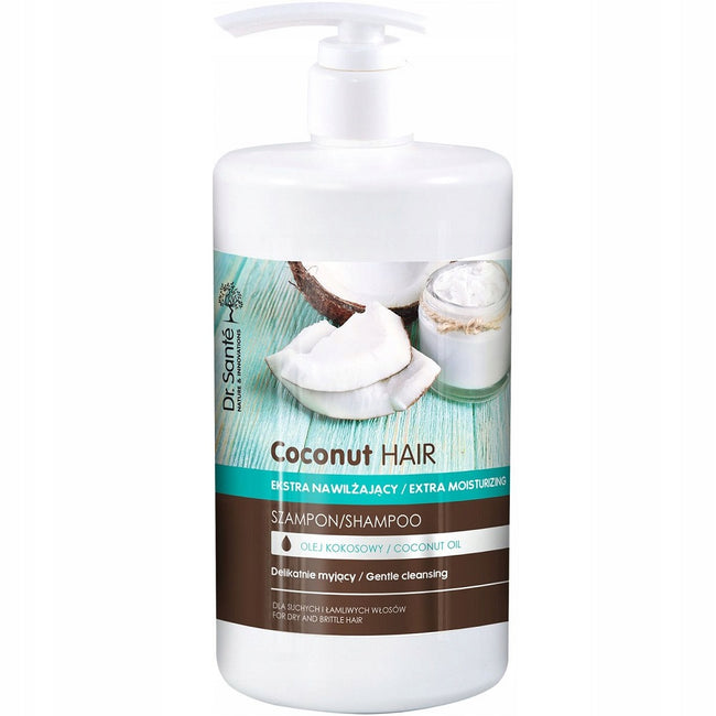 Dr. Sante Coconut Hair Shampoo szampon ekstra nawilżający z olejem kokosowym dla suchych i łamliwych włosów 1000ml