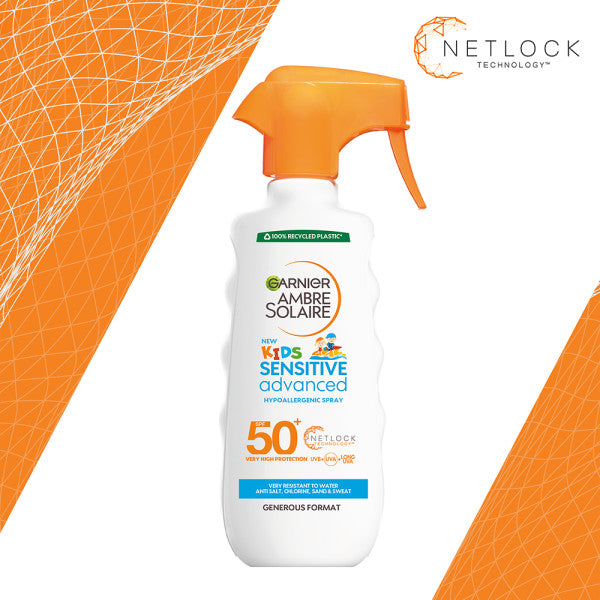 Garnier Ambre Solaire Kids Sensitive Advanced spray ochronny dla dzieci SPF50+ 300ml
