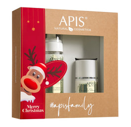 APIS Cannabis Home Care zestaw łagodząca pianka do mycia twarzy 150ml + krem łagodząco-regenerujący 50ml