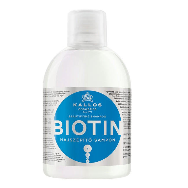 Kallos KJMN Biotin Beautifying Shampoo upiększający szampon do włosów z biotyną 1000ml