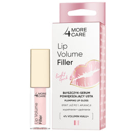More4Care Lip Volume Filler błyszczyk-serum powiększający usta Light Pink 4.8g