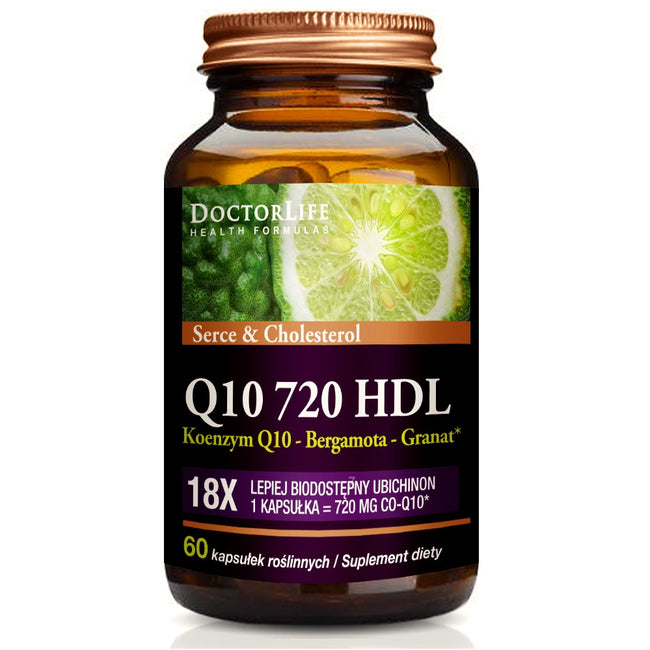 Doctor Life Co-Q10 720 HDL suplement diety 60 kapsułek