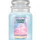 Country Candle Duża świeca zapachowa z dwoma knotami Cotton Candy Clouds 680g