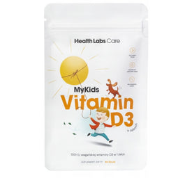 HealthLabs MyKids Vitamin D3 wegańska witamina D w żelkach dla dzieci suplement diety 60 żelek