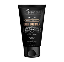 Bielenda Only For Men Barber Edition pasta do mycia twarzy 3w1 pasta-peeling-maska 150g