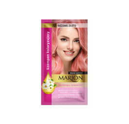 Marion Blond Edition szampon koloryzujący 4-8 myć 72 Różowe Złoto 40ml