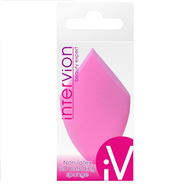 Inter Vion Non-Latex 3D Blending Sponge gąbeczka 3D do makijażu Różowa