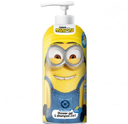 Minionki Żel pod prysznic i szampon 2w1 Banan 1000ml