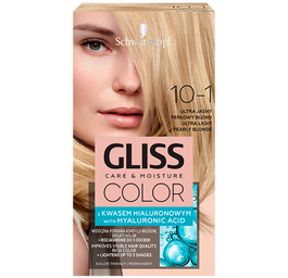 Gliss Color Care & Moisture farba do włosów 10-1 Ultra Jasny Perłowy Blond