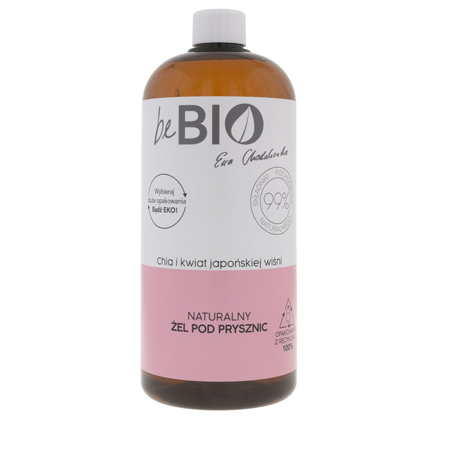 BeBio Ewa Chodakowska Naturalny żel pod prysznic Chia i Kwiat Japońskiej Wiśni 1000ml