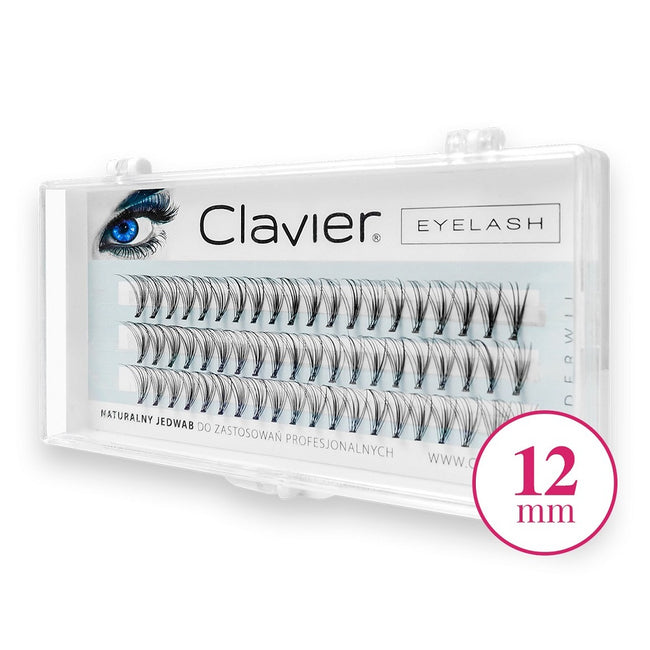 Clavier Eyelash kępki rzęs 12mm