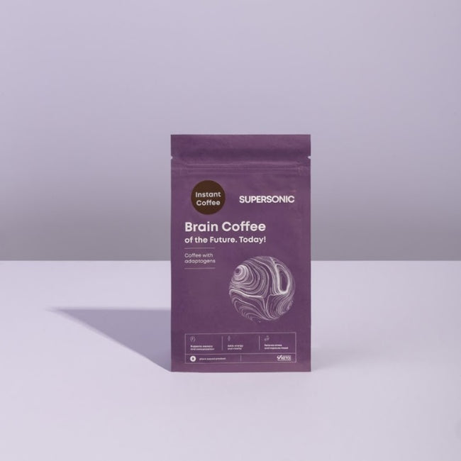 Supersonic Brain Coffee z adaptogenami instant 180g