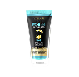 Vollare Żel do mycia twarzy i ciała głęboko oczyszczający dla mężczyzn 2w1 250ml