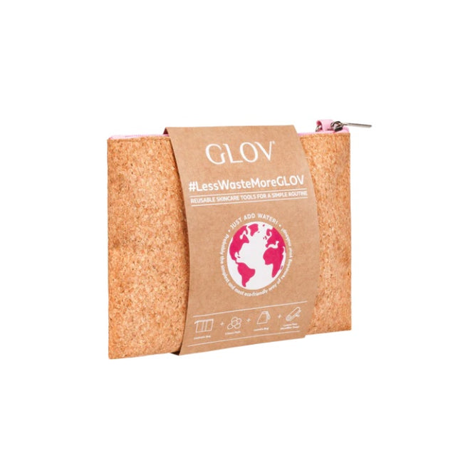 Glov #lesswastemoreGLOV zestaw Moon Pads waciki do demakijażu + Luxury Face Towel ręcznik do twarzy + woreczek do prania + kosmetyczka