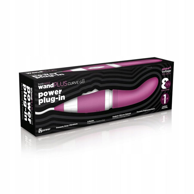 Bodywand Wand Plus Power Plug-In Curve masażer typu wand Purple