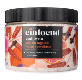 Flagolie Ciałocud sól do kąpieli z olejkiem z pomarańczy i goździków Rozgrzewająca 500g
