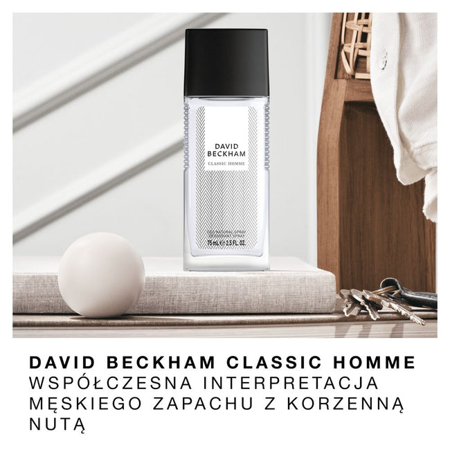 David Beckham Classic Homme dezodorant w naturalnym sprayu 75ml
