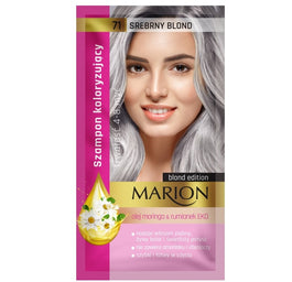 Marion Blond Edition szampon koloryzujący 4-8 myć 71 Srebrny Blond 40ml