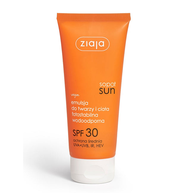 Ziaja Sopot Sun emulsja do twarzy i ciała SPF30 100ml