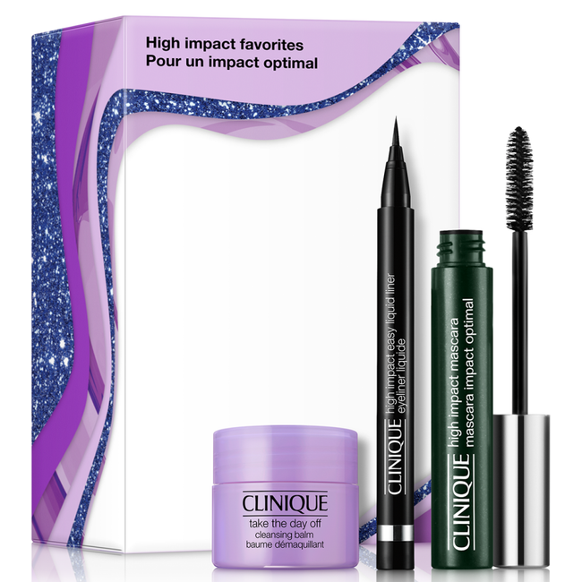Clinique High Impact Favorites zestaw do makijażu i demakijażu oczu