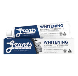 Grants of Australia Whitening Natural Toothpaste naturalna wybielająca pasta do zębów bez fluoru 110g