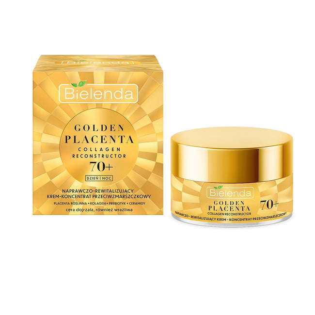 Bielenda Golden Placenta 70+ naprawczo-rewitalizujący krem-koncentrat przeciwzmarszczkowy 50ml