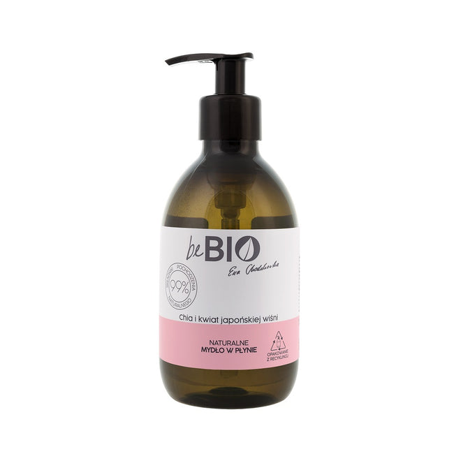 BeBio Ewa Chodakowska Naturalne mydło w płynie Chia i Kwiat Japońskiej Wiśni 300ml