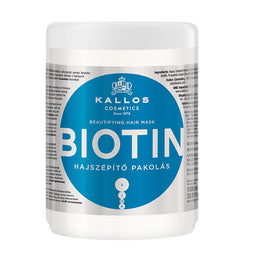 Kallos KJMN Biotin Beautifying Hair Mask upiększająca maska do włosów z biotyną 1000ml