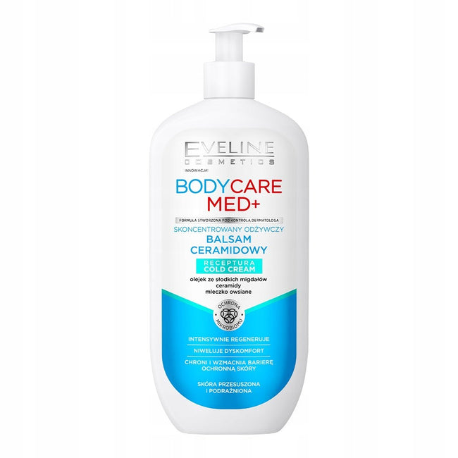Eveline Cosmetics Body Care Med+ skoncentrowany odżywczy balsam ceramidowy 350ml