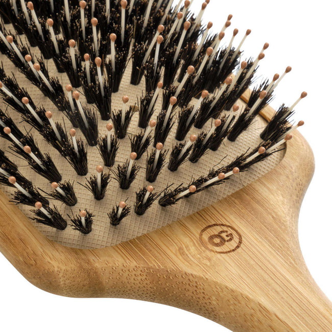 Olivia Garden Bamboo Touch Detangle Combo szczotka z włosiem z dzika do rozczesywania włosów L
