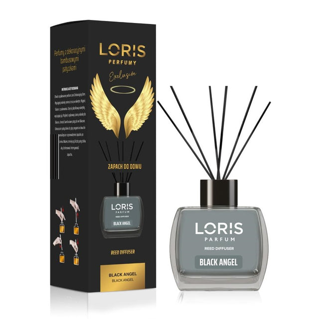 LORIS Reed Diffuser dyfuzor zapachowy z patyczkami Czarny Anioł 120ml