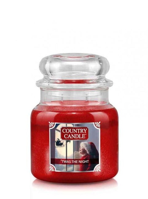 Country Candle Średnia świeca zapachowa z dwoma knotami 'Twas the Night 453g