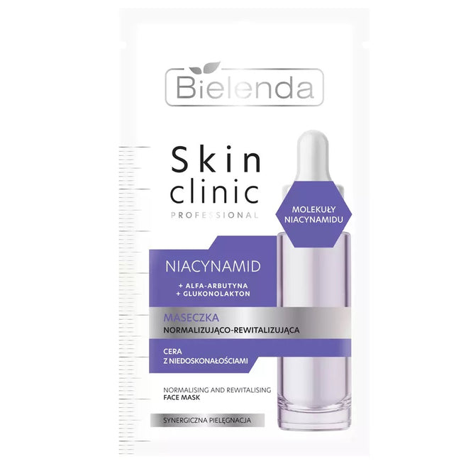 Bielenda Skin Clinic Professional Niacynamid maseczka normalizująco-rewitalizująca 8g