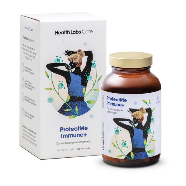 HealthLabs ProtectMe Immune+ wsparcie prawidłowego funkcjonowania układu odpornościowego suplement diety 120 kapsułek