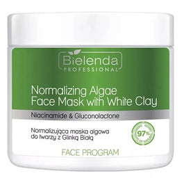 Bielenda Professional Normalizing Algae Face Mask normalizująca maska algowa do twarzy z białą glinką 160g