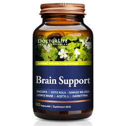 Doctor Life Brain Support jasność umysłu i regeneracja suplement diety 90 kapsułek
