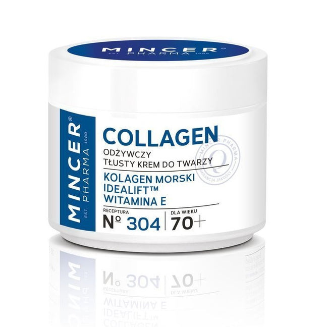 Mincer Pharma Collagen 70+ odżywczy tłusty krem do twarzy No.304 50ml
