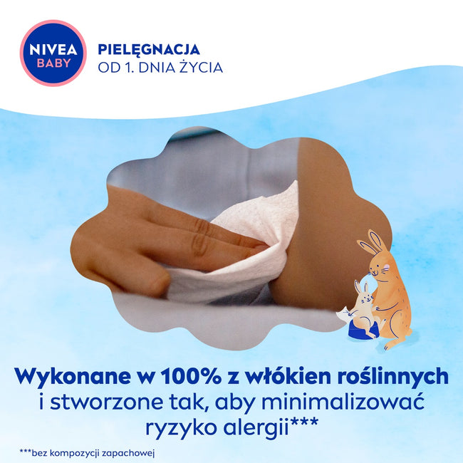 Nivea Baby Toddies chusteczki biodegradowalne 57szt