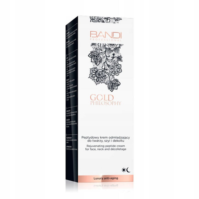 BANDI Gold Philosophy peptydowy krem odmładzający do twarzy szyi i dekoltu 50ml