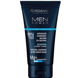 4organic Men Power naturalny łagodzący balsam po goleniu Sensitive 150ml