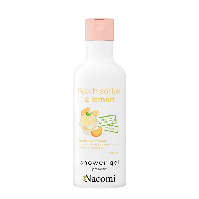 Nacomi Shower Gel żel pod prysznic Sorbet Brzoskwiniowy i Cytryna 300ml