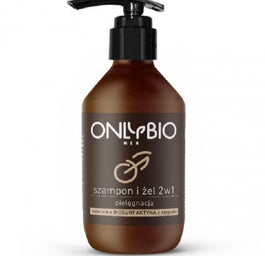 OnlyBio Men pielęgnacja szampon i żel 2w1 z olejem ze rzepaku 250ml