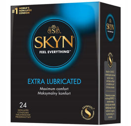 Unimil Skyn Extra Lubricated nielateksowe prezerwatywy 24szt