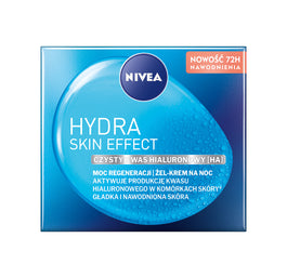 Nivea Hydra Skin Effect żel-krem na noc moc regeneracji 50ml