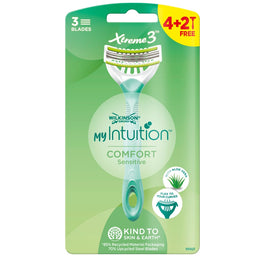 Wilkinson My Intuition Xtreme3 Comfort Sensitive jednorazowe maszynki do golenia dla kobiet 6szt