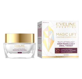 Eveline Cosmetics Magic Lift multi-liftingujący krem modelujący owal twarzy na noc 50ml