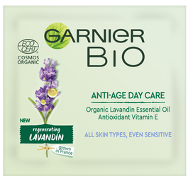 Garnier Bio Anti-Age Day Cream Organic Lavandian Essential Oil krem na dzie?przeciw oznakom starzenia 1,5ml