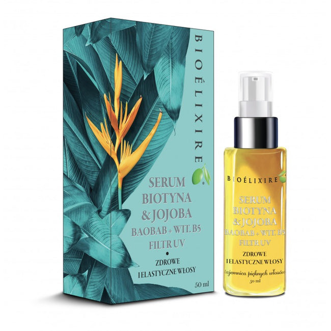 BIOELIXIRE Serum Biotyna + Jojoba Zdrowe i elastyczne włosy 50ml