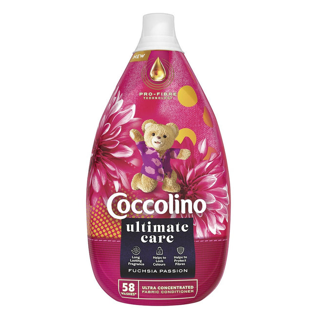 Coccolino Ultimate Care Fuchsia Passion płyn do płukania z technologią chroniącą tkaniny 870ml