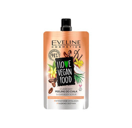 Eveline Cosmetics I Love Vegan Food cukrowy peeling do ciała Vanilla Latte 75ml